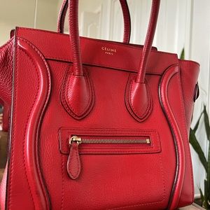 Celine Luggage mini hand bag. Authentic.